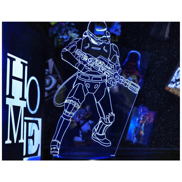 3D Star Wars Night Light Lamp USB - Picture 6 of 8